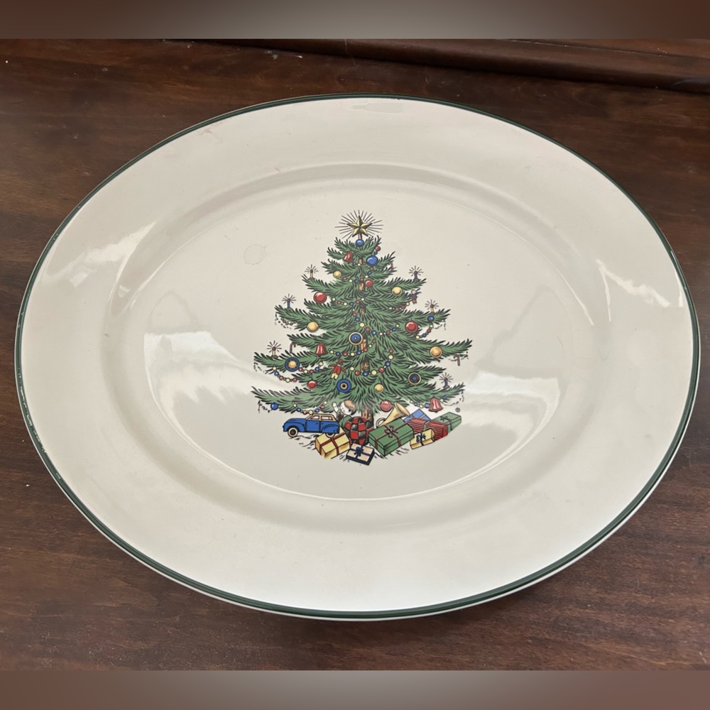 Cuthbertson Original Christmas Tree Oval Platter